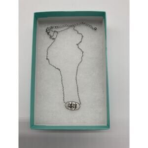 JBloom Raise Them Kind Silver Tone Sentiment Necklace Adjustable